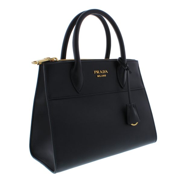 0405 05 Prada Paradigm Saffiano 2way Black Handbag