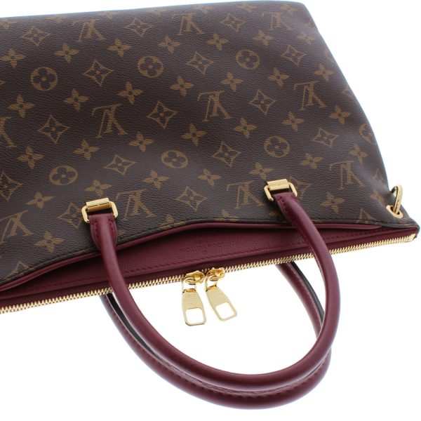 0524 07 Louis Vuitton Pallas Raisin Spring Summer 2way Diagonal Monogram Shoulder Bag