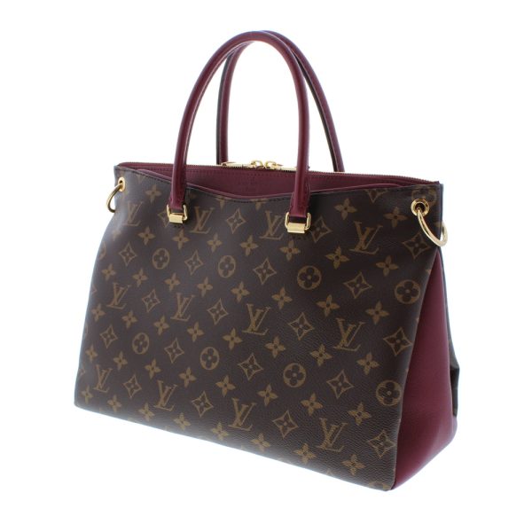 0524 05 Louis Vuitton Pallas Raisin Spring Summer 2way Diagonal Monogram Shoulder Bag