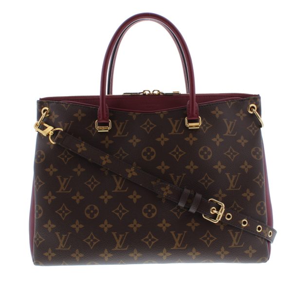 0524 02 Louis Vuitton Pallas Raisin Spring Summer 2way Diagonal Monogram Shoulder Bag