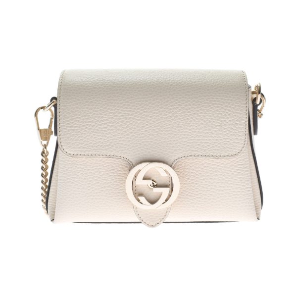 ik 00 0468067 1 Gucci Interlocking G 2way Chain Shoulder Bag Outlet Off white