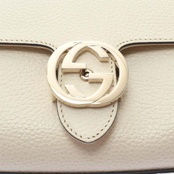 ik 00 0468067 9 Gucci Interlocking G 2way Chain Shoulder Bag Outlet Off white