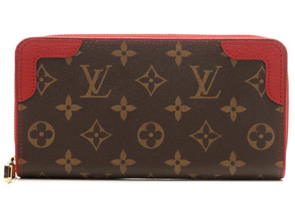 imgrc0101107350 Louis Vuitton Monogram Leather Retiro Round Zipper Long Wallet