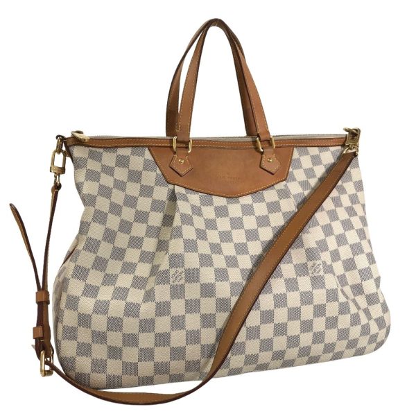 k30727942 1 Louis Vuitton Siracusa GM Damier Azur Canvas Shoulder Bag