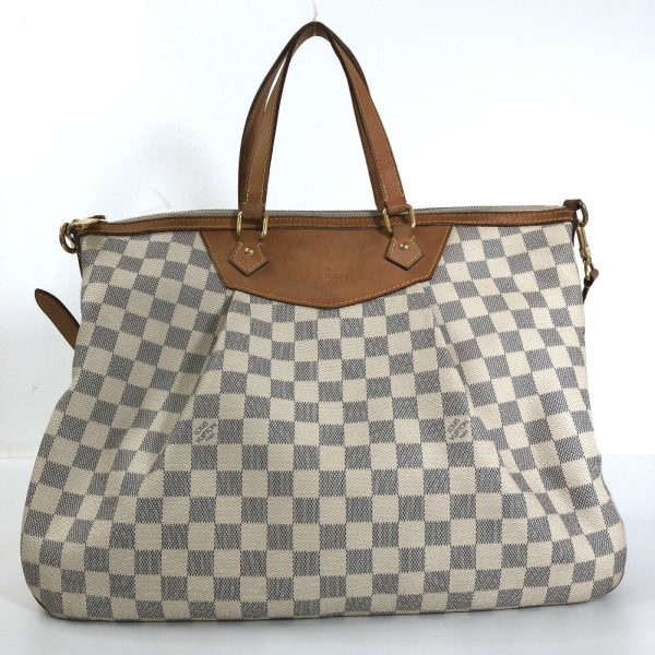 k30727942 2 Louis Vuitton Siracusa GM Damier Azur Canvas Shoulder Bag