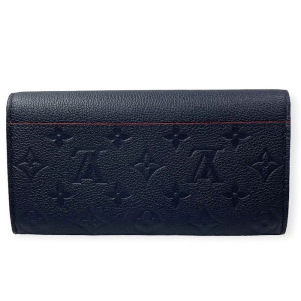 m82258 3 Louis Vuitton Monogram Implant Marine Rouge Portefeuille Sarah Wallet