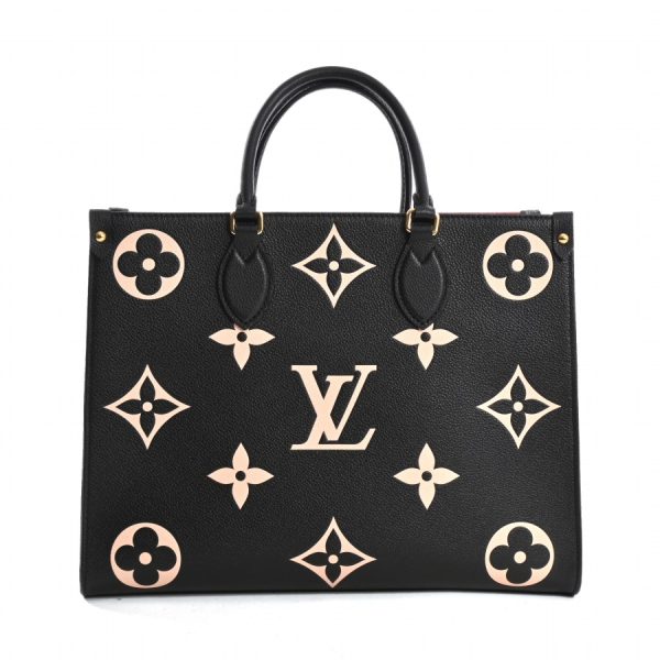 nm45495 1 Louis Vuitton On The Go MM Bicolor Amplant Tote Bag