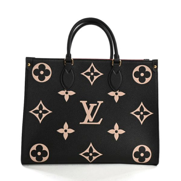 nm45495 12 Louis Vuitton On The Go MM Bicolor Amplant Tote Bag