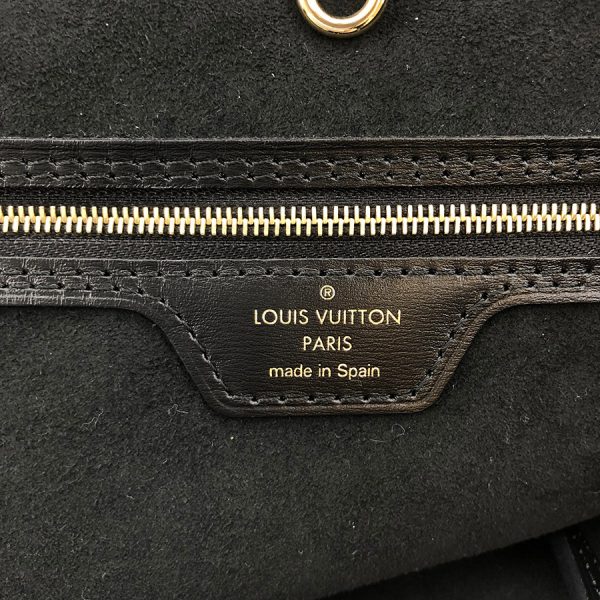 snt 04746 6 Louis Vuitton Neverfull MM Signature Jacquard Black Tote Bag