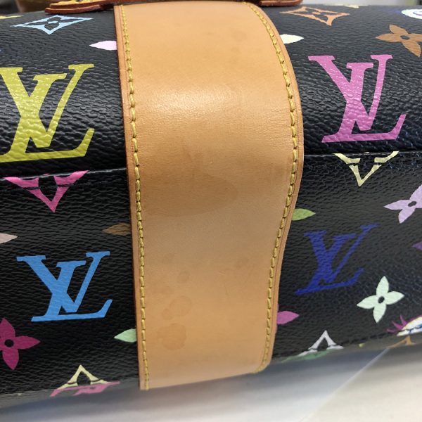 snt 04948 12 Louis Vuitton Sac Retro GM Monogram Black Ribbon Handbag