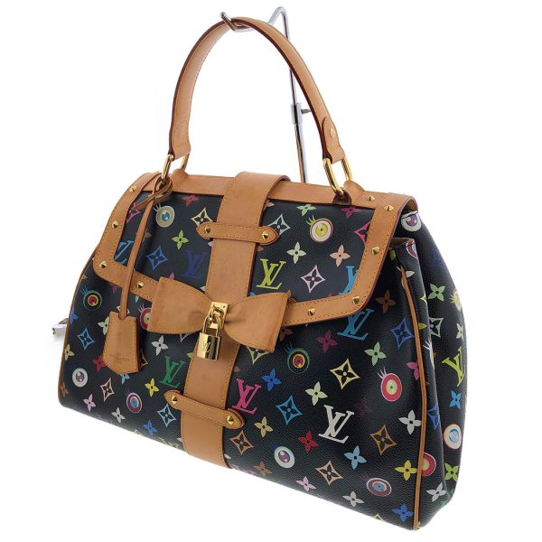 snt 04948 14 Louis Vuitton Sac Retro GM Monogram Black Ribbon Handbag