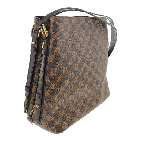 snt 05444 3 Louis Vuitton Damier Ebene Portobello GM Brown Shoulder Bag