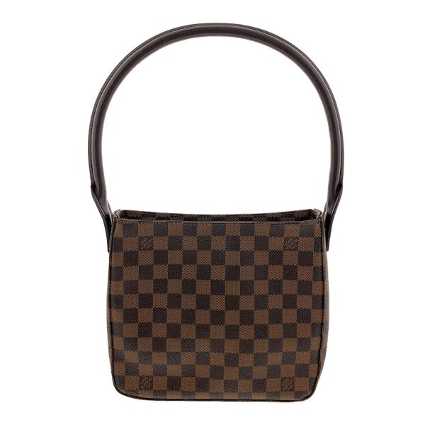 snt 05631 2 Louis Vuitton Looping MM Damier Ebene Mini Brown Shoulder Bag