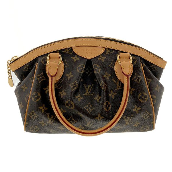 snt 05636 2 Louis Vuitton Tivoli PM Monogram Shoulder Bag Brown