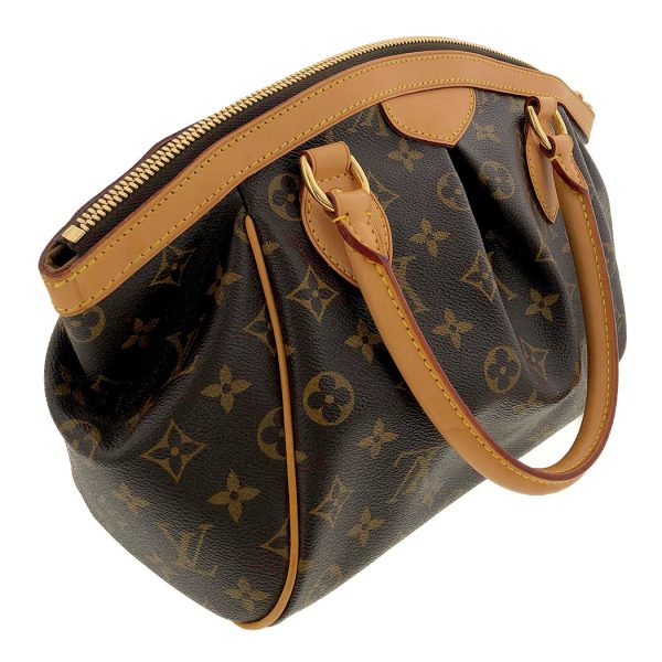 snt 05636 3 Louis Vuitton Tivoli PM Monogram Shoulder Bag Brown