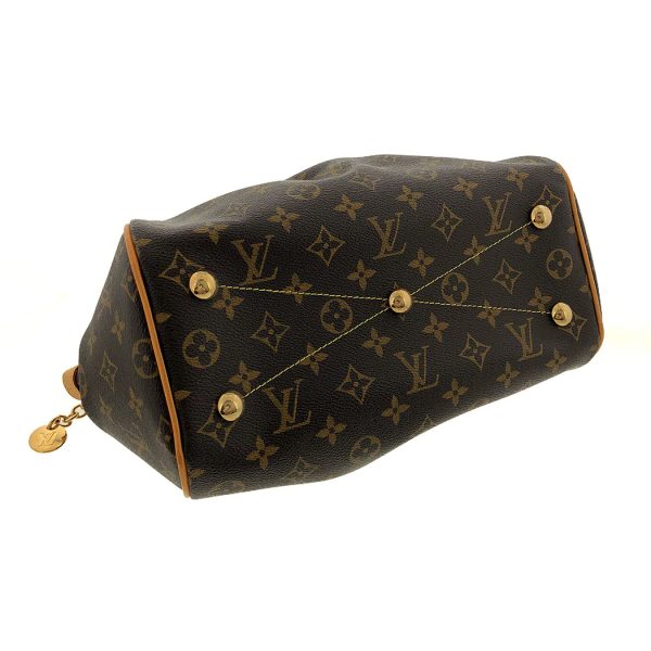 snt 05636 4 Louis Vuitton Tivoli PM Monogram Shoulder Bag Brown