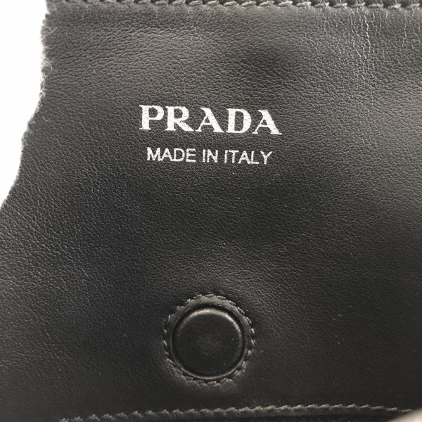 tnk 16383 7 Prada Concept Nylon Leather Black Shoulder Bag