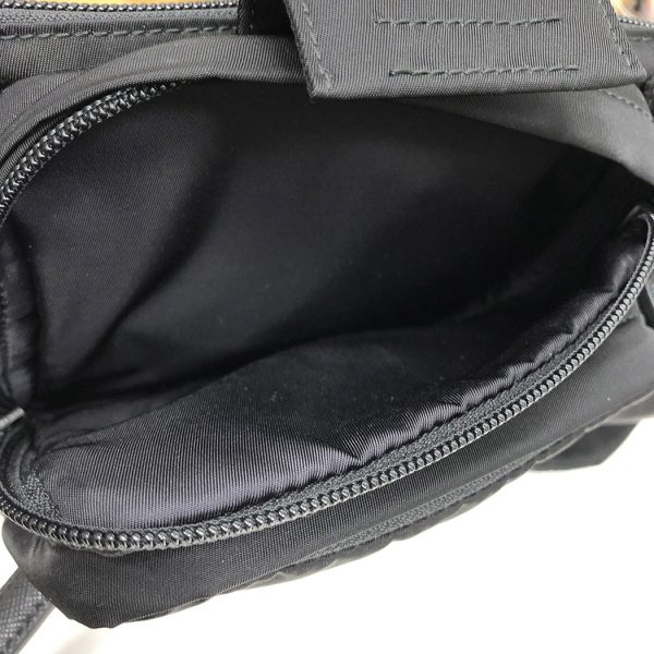 tnk 17022 5 Prada Nylon Waist Black Pouch Shoulder Bag