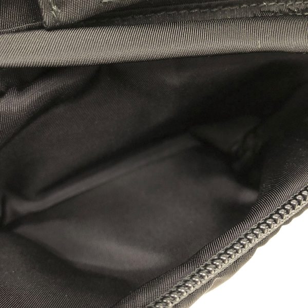 tnk 17022 8 Prada Nylon Waist Black Pouch Shoulder Bag