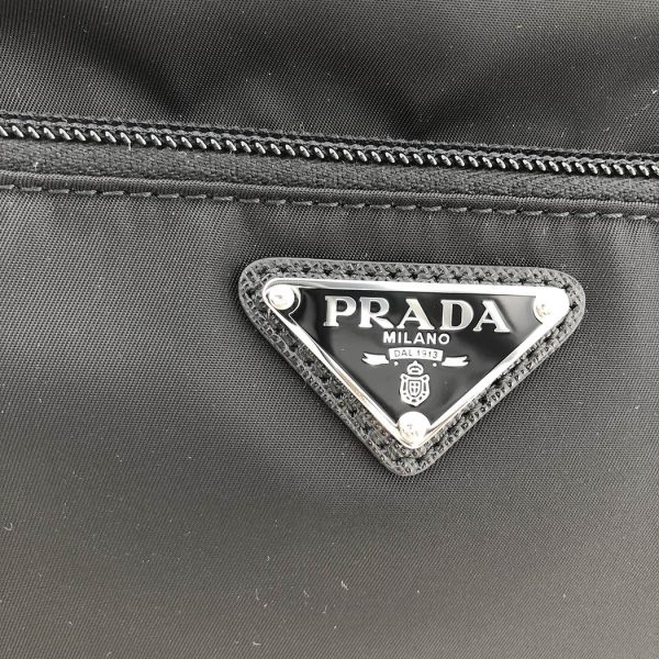 tnk 17112 12 Prada Re Nylon Shoulder Bag Black Cross Body