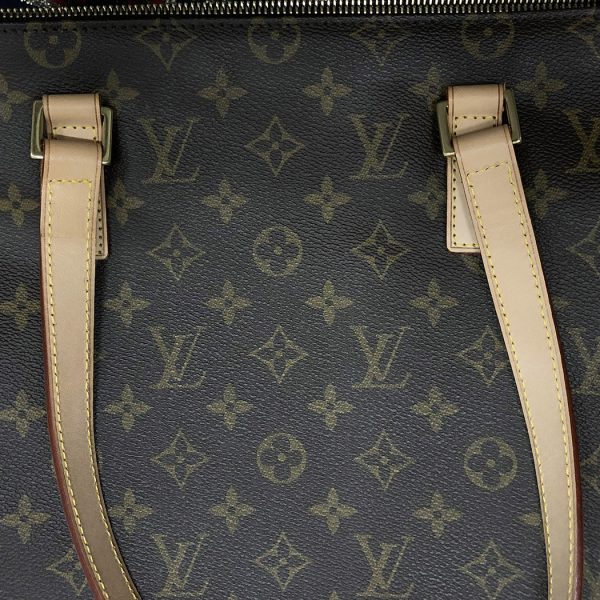 tnk 17158 12 Louis Vuitton Cabas Mezzo Tote Monogram Brown