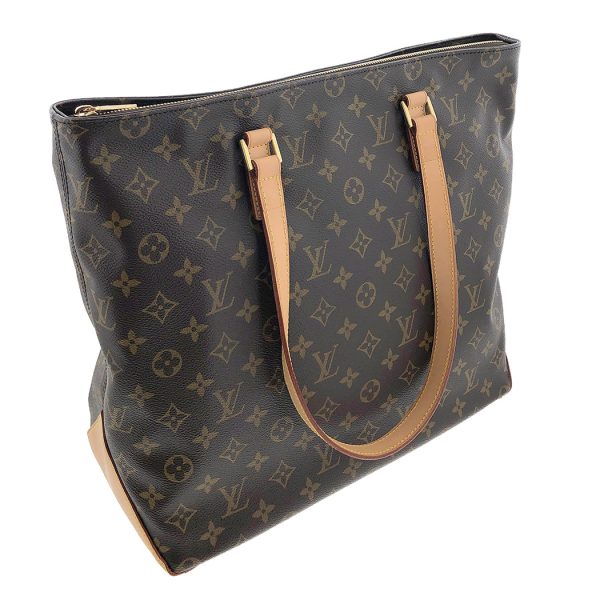 tnk 17158 4 Louis Vuitton Cabas Mezzo Tote Monogram Brown