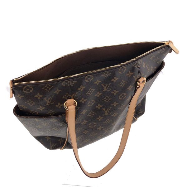 tnk 17183 4 Louis Vuitton Totally MM Monogram Brown Shoulder Tote Bag