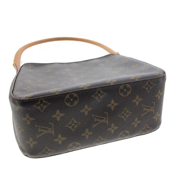 tnk 17489 3 Louis Vuitton Looping MM Monogram Brown Shoulder Bag