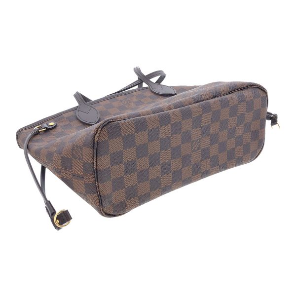 tnk 17509 4 Louis Vuitton Damier Ebene Neverfull PM Shoulder Bag Brown