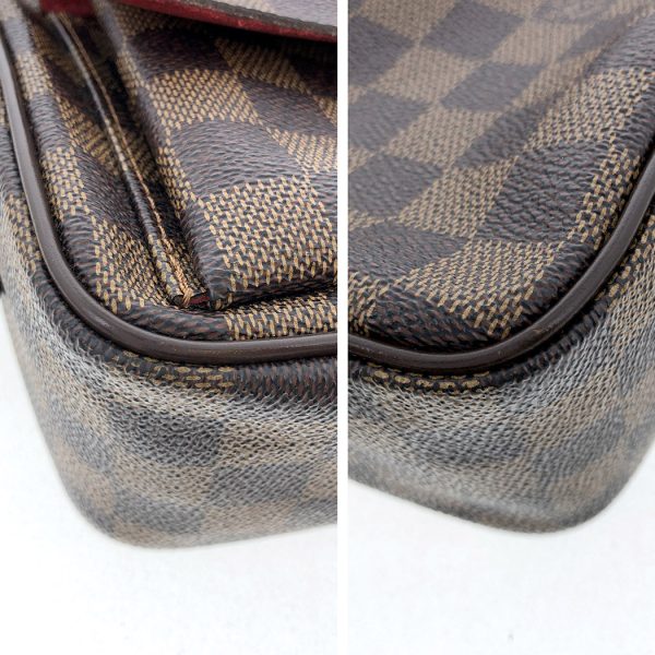 tnk 17544 11 Louis Vuitton Ravello GM Damier Ebene Brown Horizontal Shoulder Bag