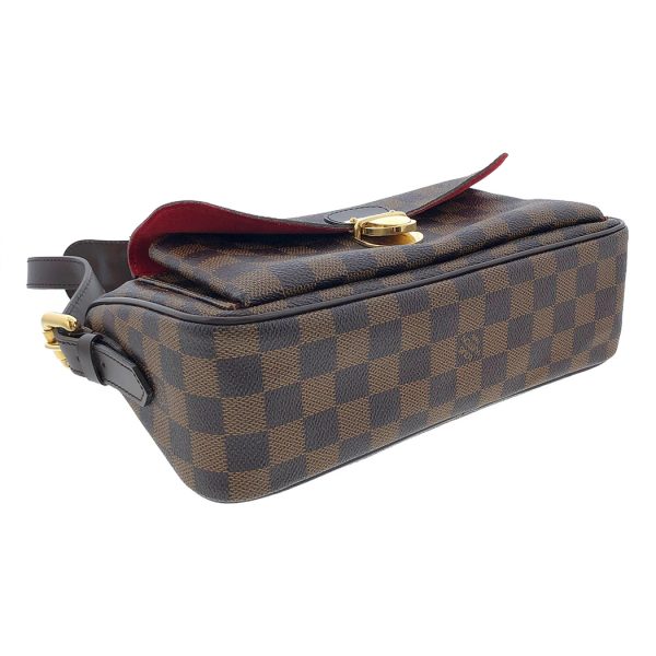 tnk 17544 4 Louis Vuitton Ravello GM Damier Ebene Brown Horizontal Shoulder Bag