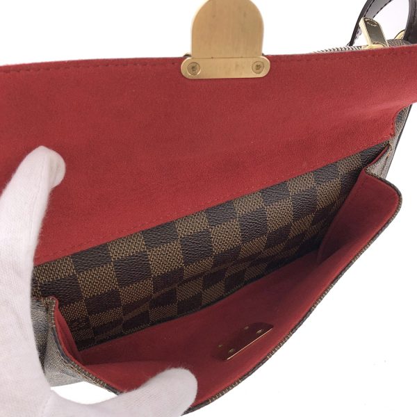 tnk 17544 5 Louis Vuitton Ravello GM Damier Ebene Brown Horizontal Shoulder Bag