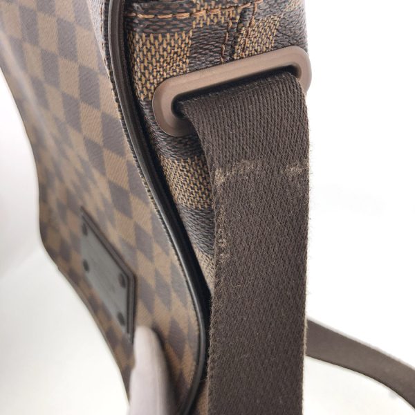 tnk 17564 11 Louis Vuitton Brooklyn PM Damier Ebene Messenger Brown Shoulder Bag