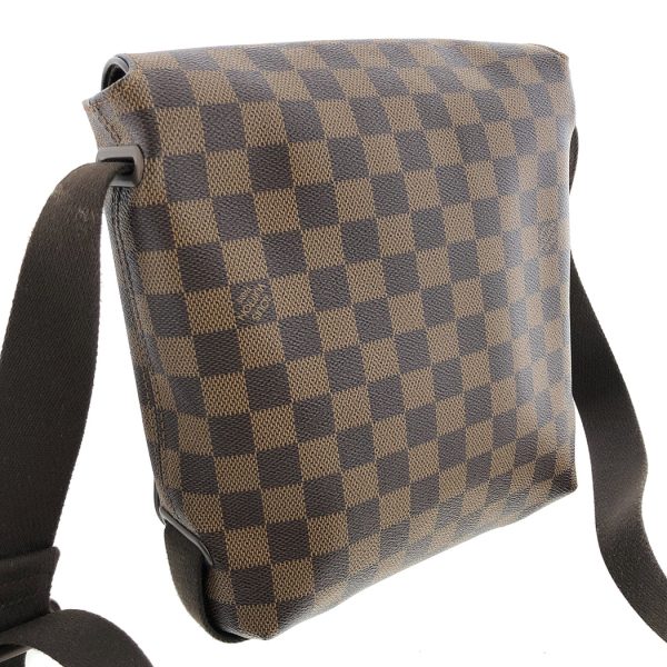 tnk 17564 3 Louis Vuitton Brooklyn PM Damier Ebene Messenger Brown Shoulder Bag