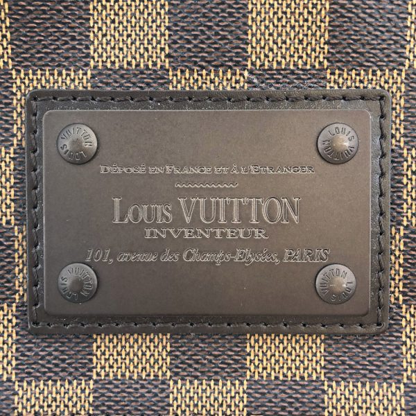 tnk 17564 5 Louis Vuitton Brooklyn PM Damier Ebene Messenger Brown Shoulder Bag