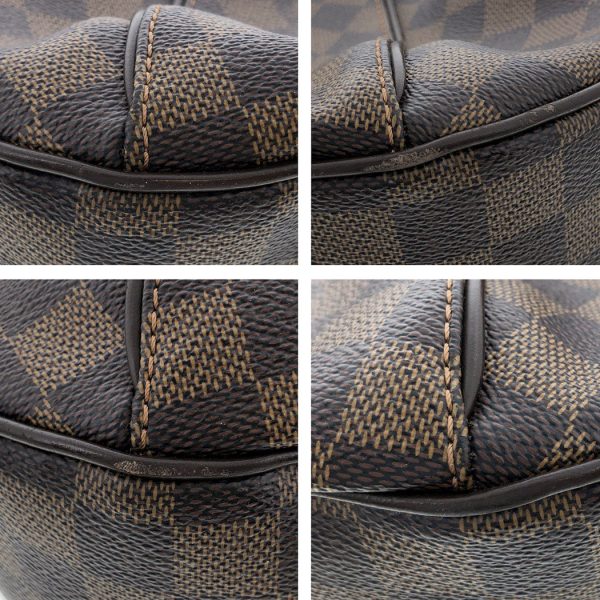 tnk 17566 11 Louis Vuitton Thames GM Damier Ebene Shoulder Bag Brown