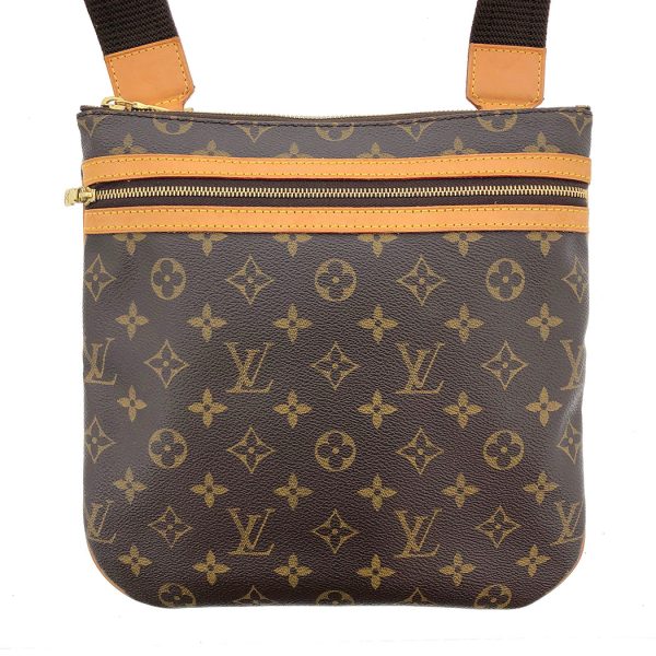 tnk 17632 2 Louis Vuitton Pochette Bosphore Monogram Crossbody Brown