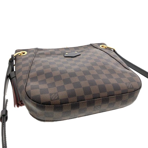 tnk 17639 3 Louis Vuitton South Bank Damier Ebene Crossbody Brown