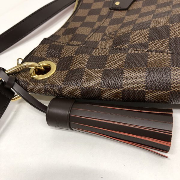 tnk 17639 9 Louis Vuitton South Bank Damier Ebene Crossbody Brown