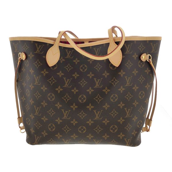 tnk 17878 2 Louis Vuitton Neverfull MM Monogram Pivoine Shoulder Bag