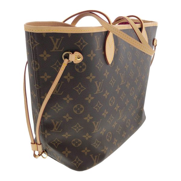 tnk 17878 3 Louis Vuitton Neverfull MM Monogram Pivoine Shoulder Bag