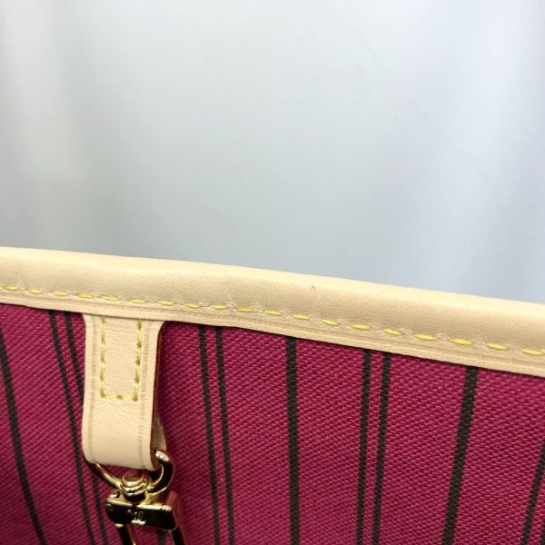 tnk 17878 9 Louis Vuitton Neverfull MM Monogram Pivoine Shoulder Bag