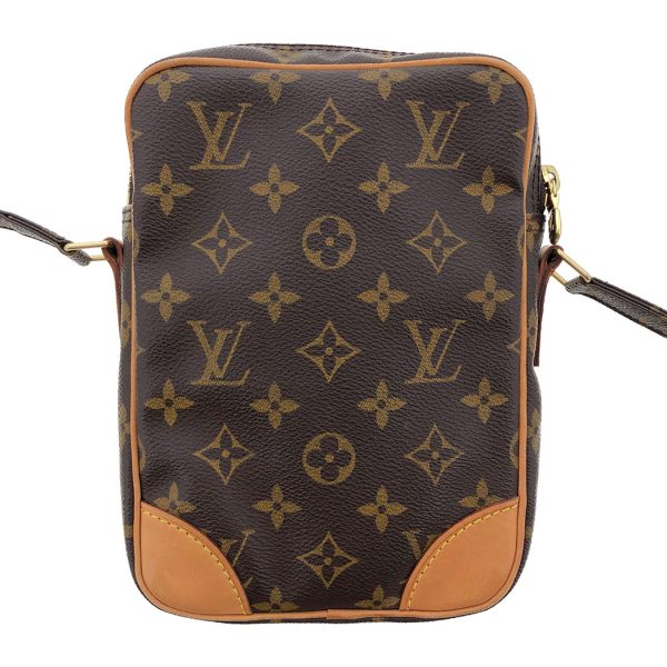 tnk 17908 3 Louis Vuitton Danube Monogram Mini Pochette Brown Shoulder Bag