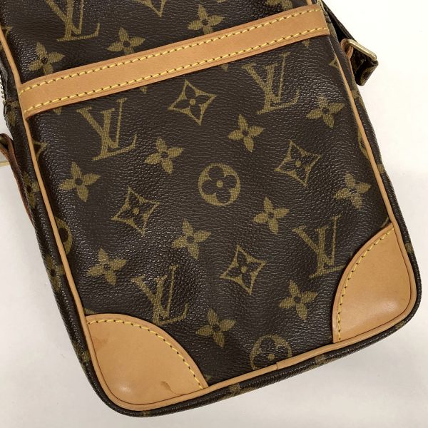 tnk 17908 8 Louis Vuitton Danube Monogram Mini Pochette Brown Shoulder Bag