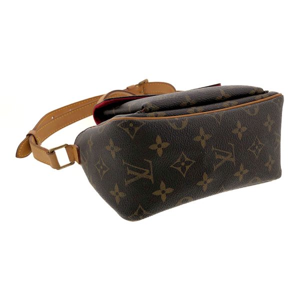 tnk 17909 4 Louis Vuitton Vibasite PM Monogram Mini Pochette Crossbody Brown Shoulder Bag