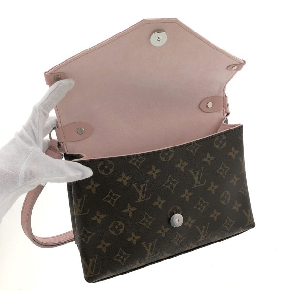 tnk 17920 5 Louis Vuitton Saint Michel Monogram Epi Pink Brown Shoulder Bag