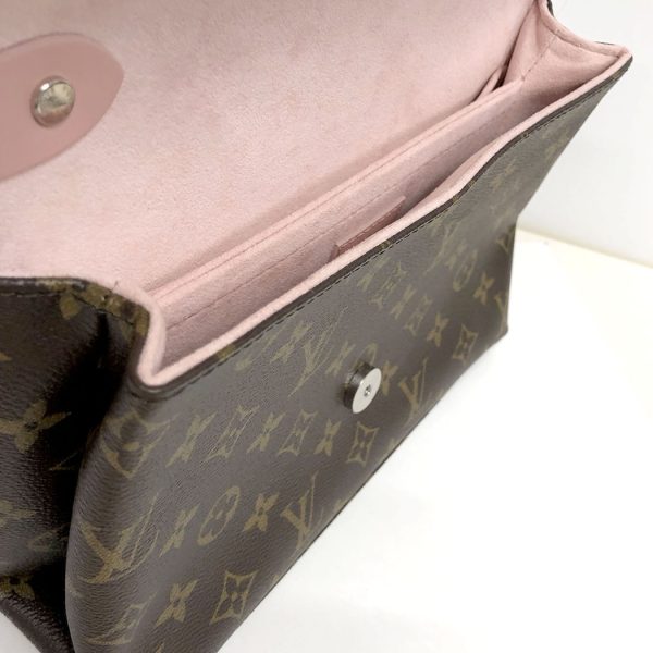 tnk 17920 8 Louis Vuitton Saint Michel Monogram Epi Pink Brown Shoulder Bag