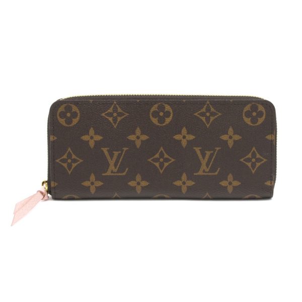 ya10626 1 Louis Vuitton Portefeuille Clemence Monogram Round Zipper Long Wallet