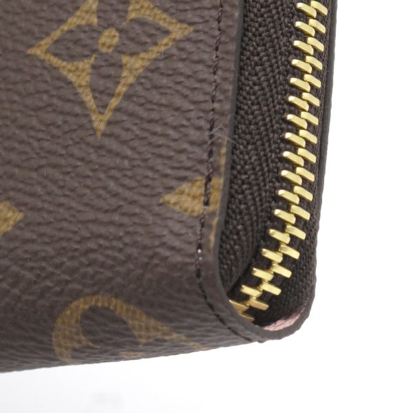 ya10626 4 1 Louis Vuitton Portefeuille Clemence Monogram Round Zipper Long Wallet