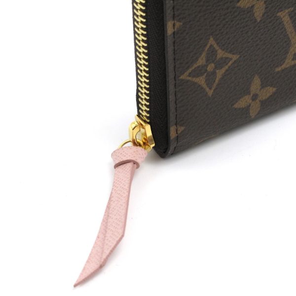 ya10626 5 Louis Vuitton Portefeuille Clemence Monogram Round Zipper Long Wallet